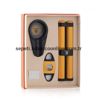 Conquistador Sarı / Siyah Premium Puro Seti
