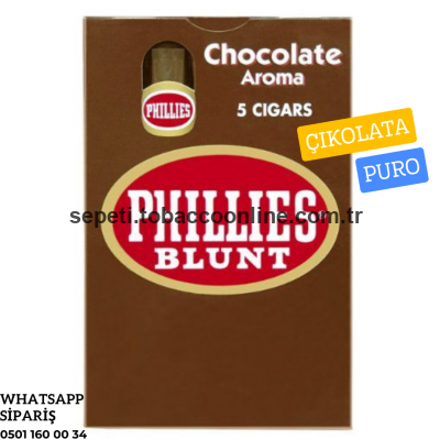 Phıllıes Blunt Chocalate (Çikolatalı) 5's Puro Phıllıes Blunt Chocalate (Çikolatalı) 5's Puro