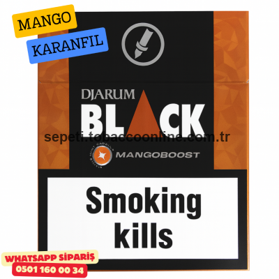 Djarum Black MangoBoost Mango Karanfil Sigara 1 Paket