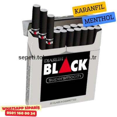 Djarum Black Süpersmooth (Mentollü) Sigara 1 Paket
