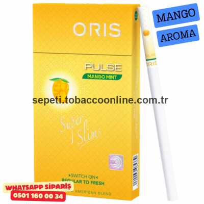 Oris Pulse Mango Mint Süperslims Sigara (Mango Aromalı) x10 Paket 