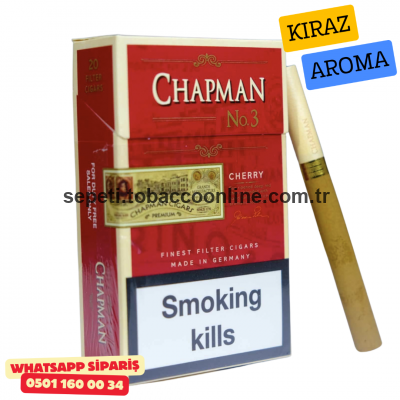 Chapman Cherry Tatlı Kiraz Aromalı Sigara 1 Paket