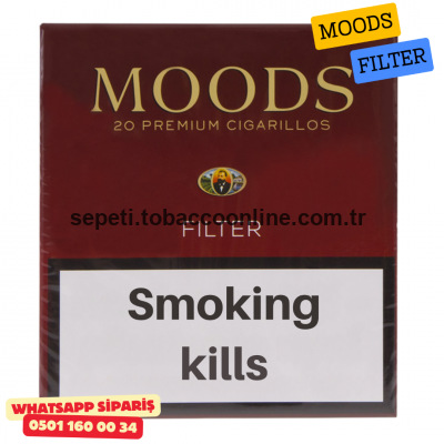Moods Dannemann Filter 20'li Cigarillos Paket Moods Dannemann Filter 20'li Cigarillos Paket