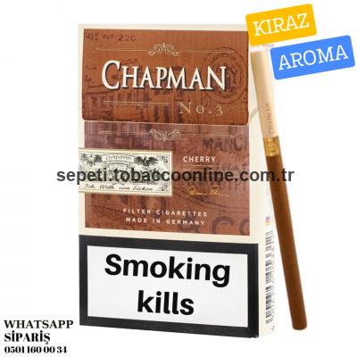 Chapman Cherry  Slim Tatlı Kiraz Aromalı Sigara x1 Paket