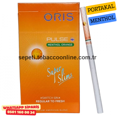 Oris Pulse Menthol Orange Süperslims Sigara (Portakal Menthol) x10 Paket
