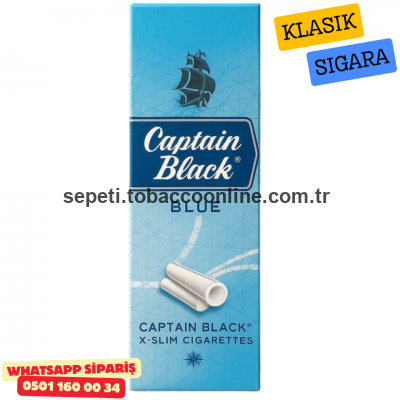 Captain Black Blue X - Slim Sigara ( Klasik ) 1 Paket Captain Black Blue X - Slim Sigara ( Klasik ) 1 Paket