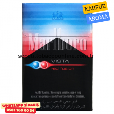 Marlboro Vista Red Fusion Sigara ( Karpuz ve Mentol ) x10 Paket Marlboro Vista Red Fusion Sigara ( Karpuz ve Mentol ) x10 Paket
