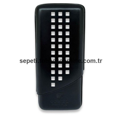 Cohiba Behike Deri Puro Kılıfı 3lü Siyah/Byz (64Ring)