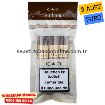 CAO - Pilon - Robusto Extra - 3 Purolu Humidor Paketi