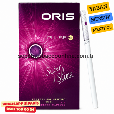 Oris Pulse Blueberry Blast Süperslims Sigara (Yaban Mersini ve Menthol) 1 Paket