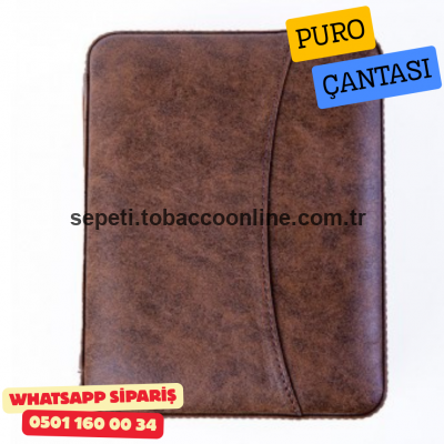 Kahverengi Dahili Çakmak Deri Puro Taşıma Çantası & Seyahat Humidoru Kahverengi Dahili Çakmak Deri Puro Taşıma Çantası & Seyahat Humidoru