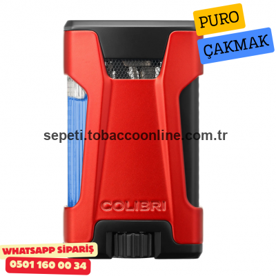 Colibri Rebel Red Black Puro Çakmak