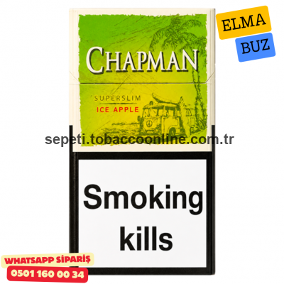Chapman Ice Apple Süper Slim Elma ve Buz Aromalı Sigara 1 Paket