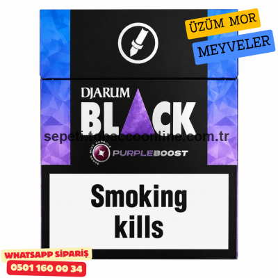 Djarum Black Purpleboost Üzüm & Mor Meyveler Aromalı Sigara x10 Paket