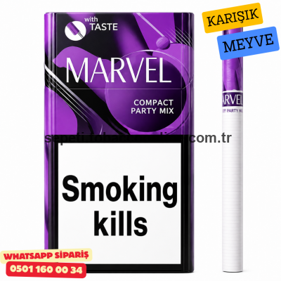 Marvel Compact Party Mıx Sigara 1 Paket Marvel Compact Party Mıx Sigara 1 Paket