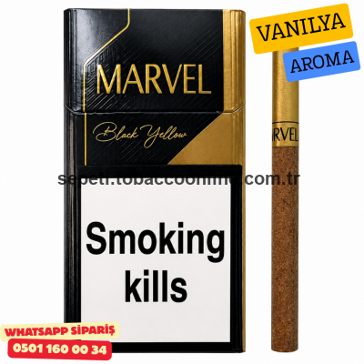 Marvel Black Yellow Sigara 1 Paket Marvel Black Yellow Sigara 1 Paket