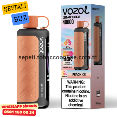 Vozol Hookah 40000 PUFF Peach Ice