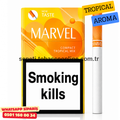 Marvel Compact Tropıcal Mix Sigara x10 Paket Marvel Compact Tropıcal Mix Sigara x10 Paket