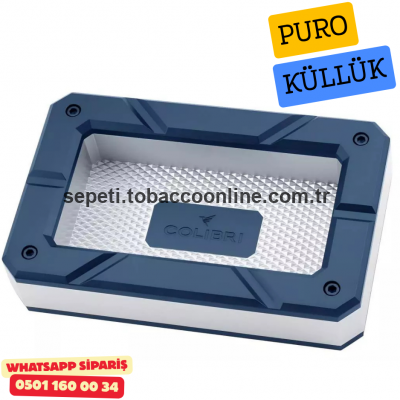 Colibri Rally Metal Puro Küllüğü Lacivert/Gümüş – 6 Puro Bölmeli