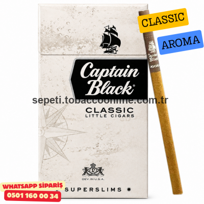 Captain Black Classıc SüperSlims ( Klasik ) Sigara x10 Paket