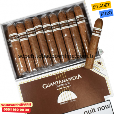 Guantanamera Minutos 20'li Kutu Küba Puro