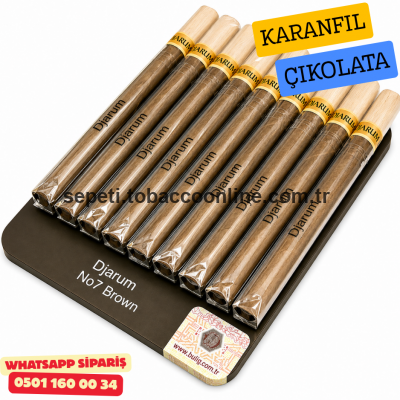 Djarum No.7 Brown Karanfil & Çikolata Aromalı Sigarillo 1 Paket