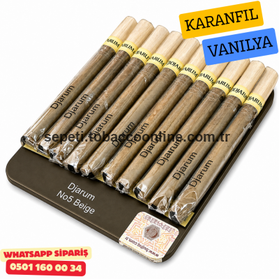 Djarum No.5 Beige Karanfil & Vanilya Aromalı Sigarillo 1 Paket