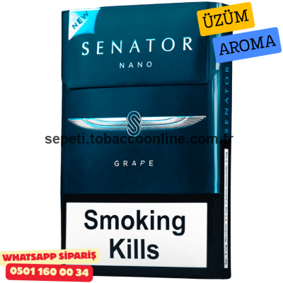 Senator Nano Grape (Üzüm) Aroma Sigara 1 Paket Senator Nano Grape (Üzüm) Aroma Sigara 1 Paket