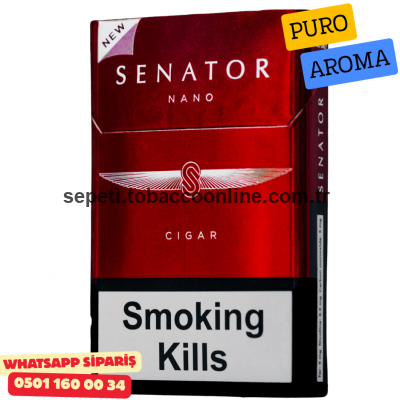Senator Nano Cigar (Puro) Aroma Sigara 1 Paket Senator Nano Cigar (Puro) Aroma Sigara 1 Paket