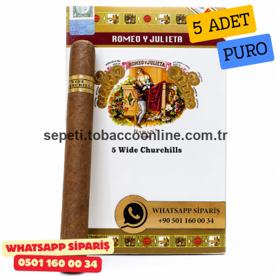 Romeo y Julieta Wide Churchills 5’li Puro Paket
