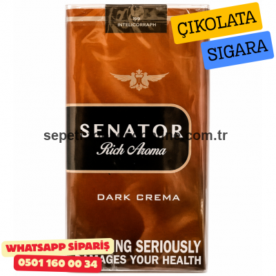 Senator Rich Aroma Dark Crema İthal Sigara 1 Paket