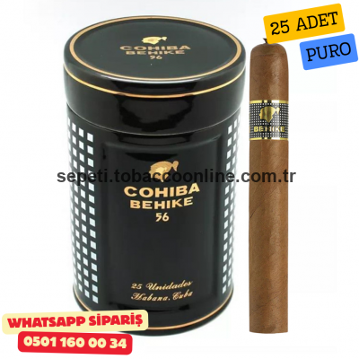 Cohiba Behike BHK 56 - Seramik Kavanoz - 25 Puro Dahil