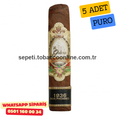 La Galera 1936 Half Corona 5'li Puro Paket La Galera 1936 Half Corona 5'li Puro Paket