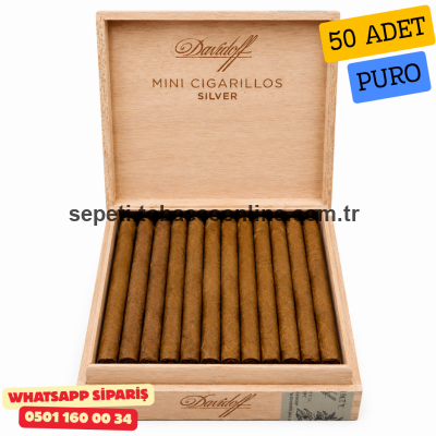 Davidoff Mini Cigarillos Sılver - 50'li Kutu