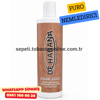 De Habana Cigar Juice Puro Nemlendirici Solüsyon – 16oz