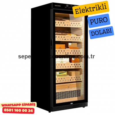 Raching MON1800A Siyah Elektronik Puro Dolabı