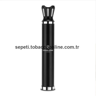 Cigarloong Metal Puro Kılıfı Delicili Sehpalı Tekli Siyah 60 Ring