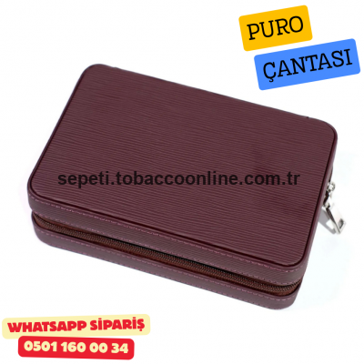 Bordo Çizgili Desenli Deri Puro Taşıma Çantası – Seyahat Humidoru Bordo Çizgili Desenli Deri Puro Taşıma Çantası – Seyahat Humidoru