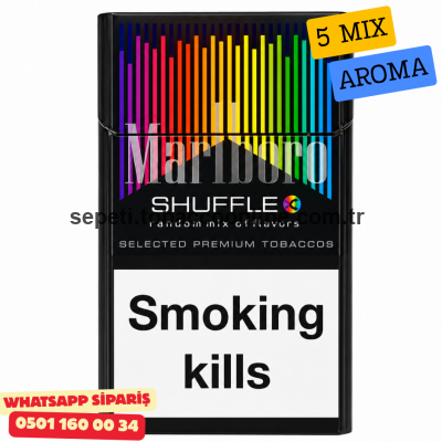 Marlboro Shuffle İthal Sigara ( Mentol ) & ( Karışık Meyve ) 1 Paket Marlboro Shuffle İthal Sigara ( Mentol ) & ( Karışık Meyve ) 1 Paket