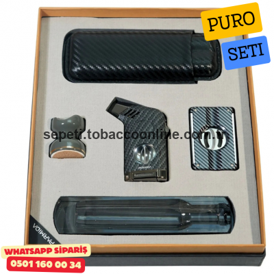 Parmida Beşli Siyah Puro Aksesuar Seti