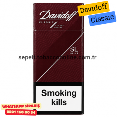 Davidoff Classıc Slim Sigara x10 Paket Davidoff Classıc Slim Sigara x10 Paket