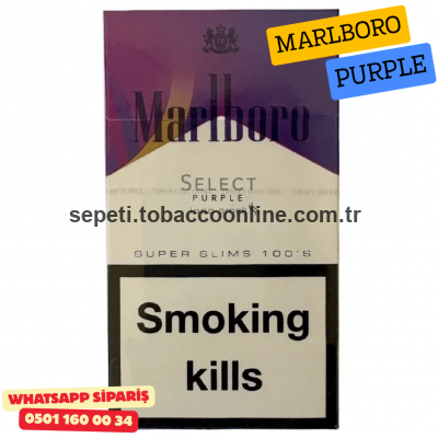 Marlboro Select Purple Less Smell İthal Süper Slim Sigara 1 Paket Marlboro Select Purple Less Smell İthal Süper Slim Sigara 1 Paket