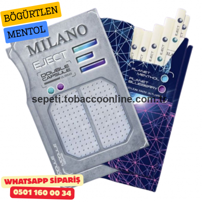 Milano Eject Double Click Sigara - Mentol ve Böğürtlen 1 Paket Sigara Milano Eject Double Click Sigara - Mentol ve Böğürtlen 1 Paket Sigara
